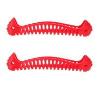 Gatuida 2 Pièces Lot de 2 Protège-Lames de Patins à Glace Extensibles Rouges Taille 255, Housses Élastiques pour Patins Artistiques et Hockey sur Glace, Accessoires Légers et Portables