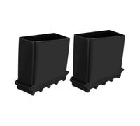 Gatuida 2 pièces Lot de Antidérapants pour Échelle Caoutchouc Protection Sécurisée Isolation Électrique Patins Escabeau Résistants à Usure Installation Facile