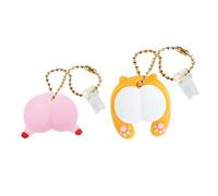 Gatuida 2 pièces Lot de Bouchons Anti-poussière Téléphone Cartoon Charm Protection Port de Charge Compatible Facile à Installer et Retirer