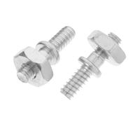 Gatuida 2 pièces Lot de Goujons et Écrous de Rechange pour Tronçonneuse Compatibles Durables pour Fixation Guide Chaîne Accessoires Faciles à Installer pour Entretien Jardinage