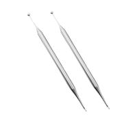 Gatuida 2 pièces Lot de Points Acupression Acier Inoxydable Ergonomiques Bâtons de Massage Métalliques pour Réflexologie et Thérapie par Points de Déclenchement Outils Faciaux Précis et