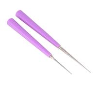 Gatuida 2 pièces Lot Pour Perles Violet Aiguilles Alésoir Anti-dérapant pour Bricolage Bijoux Perçage et Agrandissement pour Perles et Bracelets DIY