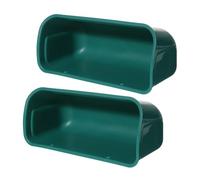 Gatuida 2 Pièces Mangeoire Volaille Suspendue Capacité Importante Distributeur Pratique Anti-conflit Facile à Nettoyer pour Poulets Canards Oiseaux Et Chevres Compatible Élevages Et Fermes