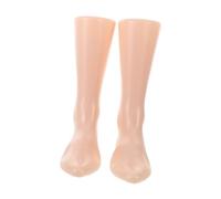 Gatuida 2 pièces Mannequin Pied Plastique pour Présentation Chaussettes et Chaussures Support Pied Imitation Masculin pour Boutique Maintien Forme et Affichage Soigné