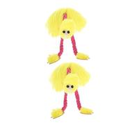 Gatuida 2 pièces Marionnette Fil Autruche Peluche Réaliste Marionnette à Main avec Corde Interactive pour Garçon Fille Suspendu et Développement des Compétences