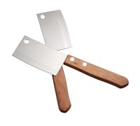 Gatuida 2 pièces Mini Couteaux de Cuisine Acier Inoxydable Tranchants pour Beurre Fromage Design Compact et Léger pour Découpe Facile