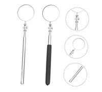 Gatuida 2 pièces Miroir Maquillage Portable pour Extension de Miroir Dinspection avec Vue Claire pour Techniciens de Beauté
