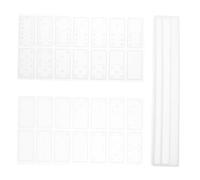 Gatuida 2 pièces Moule Silicone Domino Support pour Rangement Mahjong DIY Moule Époxy Créatif Organiseur Bureau Bricolage Résine Multifonction