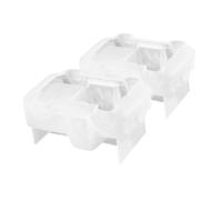 Gatuida 2 Pièces Moule Silicone pour Pots de Fleurs Lot de Moules Réutilisables pour Résine Plâtre et Cire Parfaits pour Jardinières Décoratives Compactes et Diy
