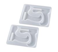 Gatuida 2 pièces Moules Silicone Durables pour Porte Telephone DIY Lot de Moules Flexibles pour Bureau Salon et Chambre Accessoires Artisanaux pour Création et Décoration