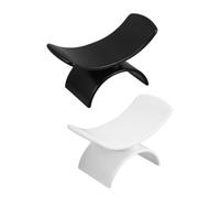 Gatuida 2 Pièces oreiller de main d'art d'ongle repose main pour nails tech Oreiller repose-bras manucure oreiller de manucure coussin de nail art outil de salon Plastique blanche