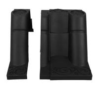 Gatuida 2 Pièces Ornement de Toit Chinois Vintage en ABS pour Gazebo Noir | Intégration Discrète, Pose Rapide, Décor Intérieur et Espaces Extérieurs, Style Rétro Chinois