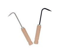 Gatuida 2 pièces Outil de Jardin Désherbeur Portable Acier Inoxydable Extracteur de Racines Griffe avec Manche et Ergonomique pour Arrache Pissenlit et Désherbage Lot