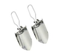 Gatuida 2 pièces Outils de Jardinage Acier Inoxydable Pelle Pliante pour Plantes Pot et Kit Pratique et pour Jardinage