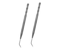 Gatuida 2 pièces Outils de Rehaussement de Cils Acier Inoxydable Noir Accessoires Multifonctions pour Lash Lift et Tatouage Kit Pratique pour Extensions et Teinture des Cils