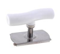 Gatuida 2 pièces Ouvre-bocal Acier Inoxydable Antidérapant et Effort Ouvre-couvercles pour Bouteilles et Pots Accessoire de Cuisine Pratique Blanc et Vert