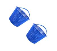 Gatuida 2 Pièces Panier de Filtration de Piscine Portable Filtre à Débris Bouchage pour Écumoire de Piscine Accessoire Pratique Bleu
