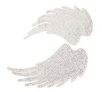 Gatuida 2 pièces Patch de Réparation de Vêtements Rhinestones Applique Décorative Ange pour Costumes Accessoires DIY pour Vêtements et Sacs