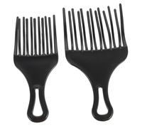Gatuida 2 pièces Peigne à Dents Larges Plastique pour Coiffure Salon Professionnel Durable et Pratique Adapté Cheveux Courts et Longs Homme et Femme