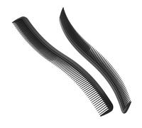 Gatuida 2 pièces Peigne Coiffure S Coiffage Professionnel Set Noir pour Salon et Barbershop Adapté à Tous Types de Cheveux et Styles