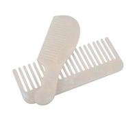 Gatuida 2 Pièces Peignes Acétate à Dents Larges pour Coiffage Petit Peigne Compact à Manche Court Adapté Cheveux Épais Bouclés Ondulés Usage Sec et Humide