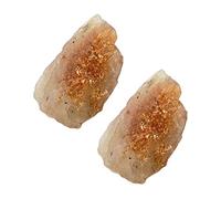 Gatuida 2 pièces Pierre de Chakra Naturelle Cristal Pierre Brute de Colorée pour Équilibrage Énergétique Spa et Décoration Fengshui