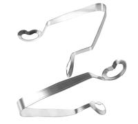 Gatuida 2 pièces Pince à Escargots Acier Inoxydable Lot de Ustensiles de Service Ergonomiques pour Cuisine et Restaurant pour Dîners et Événements