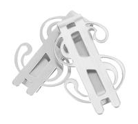 Gatuida 2 pièces Pince à Métal Clip Porte-Facture Portable Fixation Liasse Pratique Rangement Banque et Bureau Clip Fournitures Bureau Compact