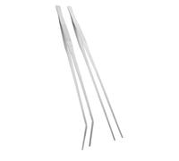 Gatuida 2 pièces Pinces Alimentation Longues pour Aquarium et Terrarium Outils pour Reptiles et Poissons et Courbées Accessoires pour Mangeoire Reptiles et Amphibiens