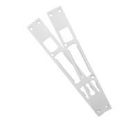 Gatuida 2 pièces Plaque de Renforcement de Porte Acier Inoxydable Lot de Plaque de Gâche pour Verrouillage Sécurisé pour Maison et Bureau