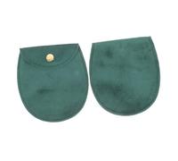 Gatuida 2 pièces Pochette de Rangement Montre de Poche Rétro Velours Épais Sac Portable Protection Rayures et Saletés Collectionneurs et Cadeaux Homme