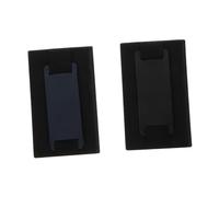 Gatuida 2 pièces Pochettes Téléphone Adhésives Support Téléphone Multifonction avec Porte- pour Smartphone Pratique et Sécurisée Assortiment Bleu et Noir