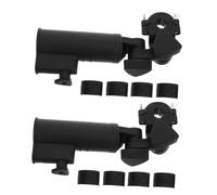 Gatuida 2 Pièces Porte-Parapluie pour Chariot de Golf Support Pince Élégant pour Trolley Rack de Rangement Pratique pour Accessoires de Golf Lot de Noir