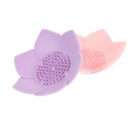 Gatuida 2 pièces Porte-Savon Lotus Silicone Plateau Égouttoir Pratique et Élégant pour Salle de Bain Cuisine Anti-ramollissement Rangement Hygiénique des Savons