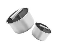 Gatuida 2 Pièces Presse à de Viande Manuelle Acier Inoxydable Moule pour Façonnage de de Viande Poisson et Crevettes Outil Polyvalent pour Cuisine Maison