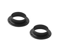 Gatuida 2 pièces Protection Essieu Vélo Cache-poussière Étanche pour Manivelle Prolongateur Durée de Vie Roulement Noir