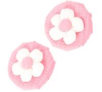 Gatuida 2 pièces Protège Bouton de Porte Rond Réutilisable Lot de Couvre Poignée Tiroir et Armoire Coton Protection Anti-froid et Chaleur Décor Floral Rose