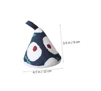 Gatuida 2 pièces Protège Poignées de Casseroles Isolant Thermique Lot de Design Triangulaire Protection la Chaleur pour Poignées et Couvercles de Pots avec Corde de Suspension Pratique