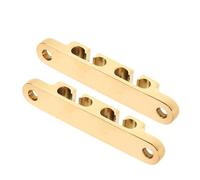 Gatuida 2 Pièces Retenue de Cordes Dorée pour Guitare Électrique Cordes Accessoires de Basse avec Vis de Montage Optimisation Qualité Sonore et Design Élégant