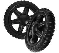 Gatuida 2 pièces Roues de Rechange Plastique pour Chariot Petites Roulettes Durables pour Chariot Courses et Trolley Remplacement Facile pour Accessoires de Fauteuil Roulant et Marchand