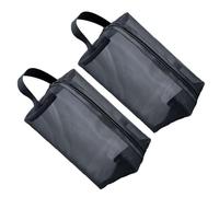 Gatuida 2 pièces Sac de Rangement Mesh Transparent avec Lot de Multifonctions pour Cosmétiques et Accessoires de Voyage Portable Organisateur pour Valise et Toilettes
