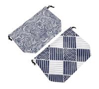 Gatuida 2 Pièces Sacoche à Lunch Portable Lot De Transport Bento Résistant à L’usure Pour Déjeuner De Bureau Et École