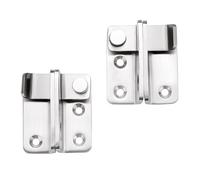 Gatuida 2 pièces Serrure de Sécurité Inox pour Porte Loquet à Boulon pour Cadenas Installation Facile Horizontale ou Verticale Verrouillage Fiable pour Maison et Hôtel