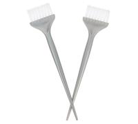 Gatuida 2 pièces Set de Pinceaux Applicateurs de Teinture Cheveux avec Brosse Souple pour Coloration et Balayage Salon à Domicile Brosse Barbershop pour Application Facile et Répartition