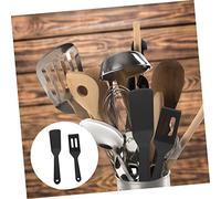 Gatuida 2 pièces Set de Spatules Silicone Mini pour Cuisson Œufs et Steaks Ustensiles de Cuisine Sûrs et Rayures pour Poêles Antiadhésives Outils pour Pâtisserie et Cuisine Quotidienne