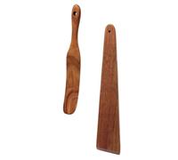 Gatuida 2 pièces Spatule Multifonction pour Cuisson et Service Racloir à Œufs et Retournement de Ustensiles Portables Résistants Chaleur pour Cuisine et Pâtisserie Réutilisable