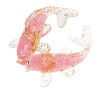 Gatuida 2 Pièces Statuette De Poisson Cristal Décoration De Poisson pour Jardin Extérieur Petite Ornement