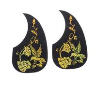 Gatuida 2 pièces Stickers Autocollants pour Guitare Anti-rayures Décoration pour Plaques Accessoire pour Guitares Acoustiques