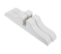 Gatuida 2 pièces Support de Paravent Plastique Blanc Épaissis pour Cloison Séparatrice Base Stable et Antidérapante pour Écran de Séparation Intérieur Adapté pour Chambre et Cuisine