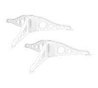 Gatuida 2 Pièces Support Robuste pour Sapin de Noël en Plastique, Base | Soutien Sécurisé, Empêche L’inclinaison Secousses, Design Élégant, Blanc, pour Arbre Artificiel
